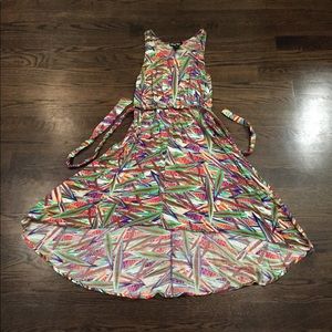 RePosh Planet Gold Hi-low Dress